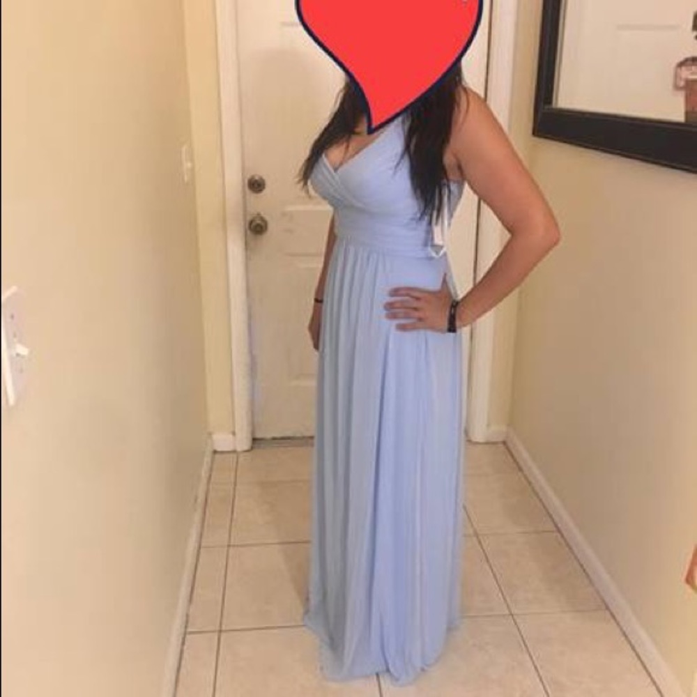 Size 10 ice blue bridesmaid dress